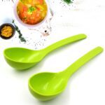 Plastic Kitchen Ladle for Frying, Curry & Serving Food (2 Pc Set) - Back View by Nari Haat, Indian ethnic wear, women...