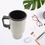 12V Car Charging Electric Kettle Mug (Silver) - Closeup Embroidery by Nari Haat, Indian ethnic wear, women clothing, ...