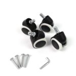 Heavy Duty Round Rolling Stool with Wheels Pedicure Stool (1 pc) - Fabric Detail by Nari Haat, Indian ethnic wear, wo...