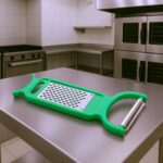 Kitchen 3 in 1 Multi Purpose Vegetable Peeler Grater Cutter for Food Preparation - Neckline Detail by Nari Haat, Indi...