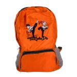 Lightweight Water-Resistant Hiking Backpack for Travel & Camping (Unisex) - Neckline Detail by Nari Haat, Indian ethn...