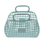 Grocery Vegetable Foldable Smiley Non-Woven Fabric Shopping Bag - Neckline Detail by Nari Haat, Indian ethnic wear, w...