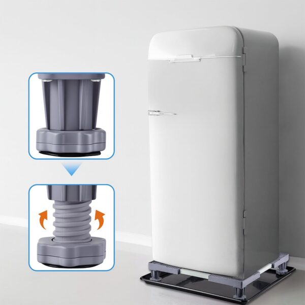 Adjustable Washing Machine Stand (1 Pc / 67×67 Cm Long Adjust) - Front View by Nari Haat, Indian ethnic wear, women ...