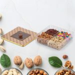 Plastic Super King Exclusive Mukhavasdani Dry Fruit boxes (1 Pc) - Closeup Embroidery by Nari Haat, Indian ethnic wea...