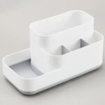 Plastic Multipurpose 5 Compartment Bathroom Desk Organizer Holder (1 Pc) - Sleeve Design by Nari Haat, Indian ethnic ...