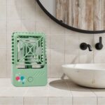 Mini Rechargeable Desktop Fan for Home & Office (USB, Handheld) - Closeup Embroidery by Nari Haat, Indian ethnic wear...