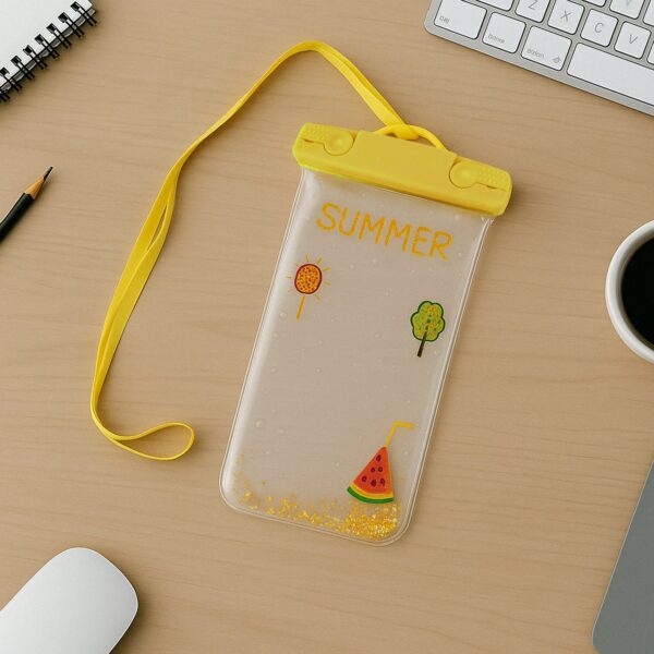 Waterproof Phone Pouch with Belt for All Android & iPhone Models (Mix Color) - Front View by Nari Haat, Indian ethnic...