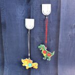 Multipurpose Strong Small Stainless Steel Adhesive Wall Hooks - Closeup Embroidery by Nari Haat, Indian ethnic wear, ...