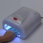 LED UV Lamp Nail Dryer Gel Nail Lamp Nail Polish Curing Lamp (1 Pc / Mix Design) - Back View by Nari Haat, Indian eth...