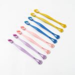 2-in-1 Tooth Brush Tongue Scraper, Soft Bristle & Long Handle (8Pcs) Soft Toothbrush - Sleeve Design by Nari Haat, In...