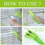 Window Blind Cleaner Brush Microfiber Sleeves – Dusting Tool for Shutters & AC (1 Pc) - Back View by Nari Haat, Ind...