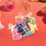 Hair Clips for Girls Kids Hair Accessories (6 Pcs Set), Hair accessories (Mix Design) - Back View by Nari Haat, India...