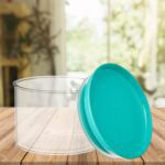 Airtight Container Jar 4 Pc Set with Tray for Kitchen - Fabric Detail by Nari Haat, Indian ethnic wear, women clothin...