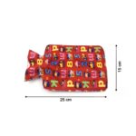 Personal Care Rubber Hot Water Heating Bag for Pain Relief (Medium) - Sleeve Design by Nari Haat, Indian ethnic wear,...