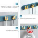 Toothbrush Holder Plastic Bathroom Accessories Organizer Hooks (1pc) - Fabric Detail by Nari Haat, Indian ethnic wear...