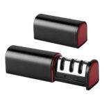 3-Stage Knife Sharpener, Knife grinder Three-sided blade for both water (1 Pc) - Sleeve Design by Nari Haat, Indian e...