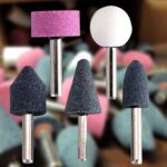 Abrasive Mounted Stone Grinding Wheel Head Grinding Burr Wheel Rotary Tools Set 5 Pcs - Neckline Detail by Nari Haat,...