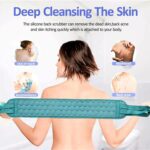 Bath Shower Scrubber Set – Dual-Sided Loofah Sponge & Bath Brush Deep Clean (2 Pcs) - Sleeve Design by Nari Haat, I...