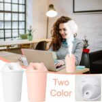 Cute Bear Shape USB Humidifiers Cup (1 Pc / Multicolor Light) - Neckline Detail by Nari Haat, Indian ethnic wear, wom...