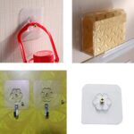 Self Adhesive Hooks Sticker | Screw Nut and Bolt Type (4 Pcs Set) - Front View by Nari Haat, Indian ethnic wear, wome...