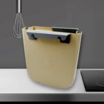 Foldable Hanging Trash Can – Space-Saving Waste Bin for Kitchen, Bathroom & Car - Neckline Detail by Nari Haat, Ind...