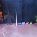 Acrylic Paint Color Kits 1 Set, 4 Color (1 Set) - Neckline Detail by Nari Haat, Indian ethnic wear, women clothing, d...