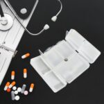 Magnetic Pill Organizer, Medicine Box (1 Pc) - Closeup Embroidery by Nari Haat, Indian ethnic wear, women clothing, d...