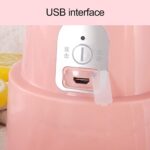 Foldable Electric Juicer, Portable Blender Stainless Steel 6 Blades (500 ML) - Back View by Nari Haat, Indian ethnic ...