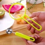 2-in-1 Fruit Peeler & Baller for Avocado & Watermelon (1 Pc, Kitchen) - Closeup Embroidery by Nari Haat, Indian ethni...