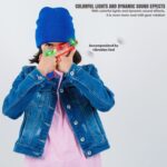 Plastic Gear Simulation Laser Toy Gun – 3D Lights, Music & Rotating (1 Pc, 3+ Years) - Closeup Embroidery by Nari H...