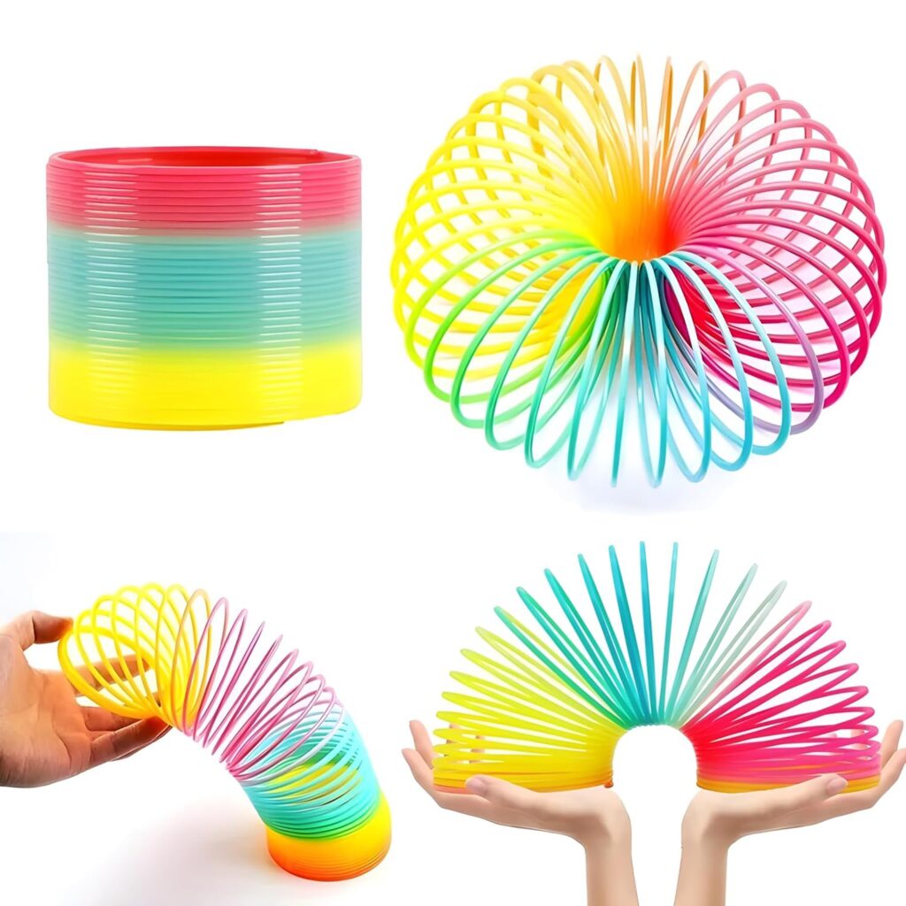 Rainbow Slinky Spring Toy for Kids