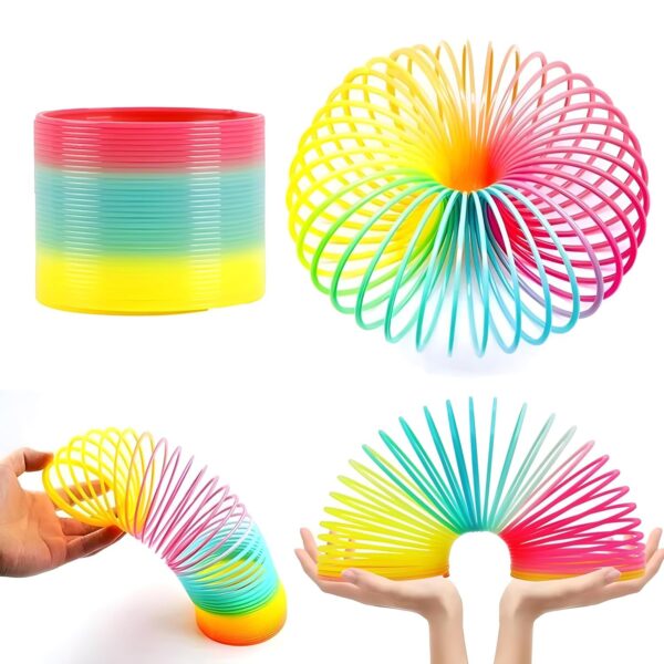 Rainbow Slinky Spring Toy for Kids