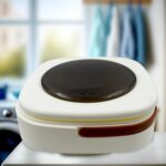 Folding Washing Machine, Mini Portable Washing Machine - Fabric Detail by Nari Haat, Indian ethnic wear, women clothi...