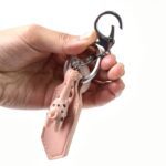 Charming Giraffe Keychain – A Touch of Whimsy for Your Everyday Essentials (1 Pc) - Neckline Detail by Nari Haat, I...