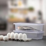 Vegetables & Fruits Freezer Storage Container (PACK OF 6PC 1500ML) - Closeup Embroidery by Nari Haat, Indian ethnic w...