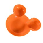 Mickey Mouse Shape Plates for Kids, Kids, Baby Cartoon Bowl Plate (1 Pc) - Back View by Nari Haat, Indian ethnic wear...