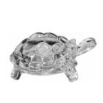 Crystal Glass Turtle-Tortoise for Feng Shui and Vastu - Back View by Nari Haat, Indian ethnic wear, women clothing, d...