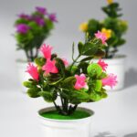 Flower Pot Artificial Decoration Plant - Front View by Nari Haat, Indian ethnic wear, women clothing, designer suit