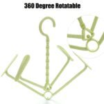 Hanging Shoe Rack Rotating Four Hooks Portable Drying Shoe Rack - Sleeve Design by Nari Haat, Indian ethnic wear, wom...