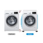 Furniture Vibration Pads - 4-Piece Set for Table & Stool Support at Home & Office - Neckline Detail by Nari Haat, Ind...