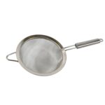 Mesh Sieve Quality Stainless Steel Fine Mesh Strainer with Sturdy Handle and Hook - Back View by Nari Haat, Indian et...