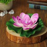 Water Floating Smokeless Candles & Lotus Flowers Sensor Led TeaLight  (Pack of 6) - Sleeve Design by Nari Haat, India...