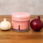 Manual Mini Food Processor Vegetable Chopper Hand Pull String Onion Chopper (1 Pc) - Neckline Detail by Nari Haat, In...