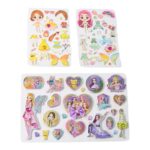 Multipurpose Adhesive 3D Stickers (1 Sheet / Mix Design) - Sleeve Design by Nari Haat, Indian ethnic wear, women clot...