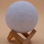 3D 2 in 1 LED Printed Moon Lamp & Aroma Diffuser (1 Pc) - Sleeve Design by Nari Haat, Indian ethnic wear, women cloth...