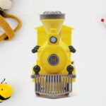 Pull and Go Train with Light Plastic String Pull Back Train (1 Pc / Mix Color) - Full Detail by Nari Haat, Indian eth...