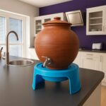 Multipurpose Unbreakable Plastic Matka Stand / Pot Stand - Sleeve Design by Nari Haat, Indian ethnic wear, women clot...