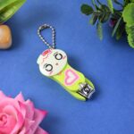 Cute Cartoon Nail Clipper  / Cutter Lovely Cat Bear Frog Small (1 Pc) - Fabric Detail by Nari Haat, Indian ethnic wea...