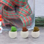 Dinosaur & Egg Shaped 3D Puzzle Erasers – Fun Mini Erasers for Kids (5 Pcs Set) - Back View by Nari Haat, Indian et...