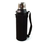 Stainless Steel Vacuum Water Bottle – Hot & Cold Insulated Flask (1000 ML Approx) - Sleeve Design by Nari Haat, Ind...